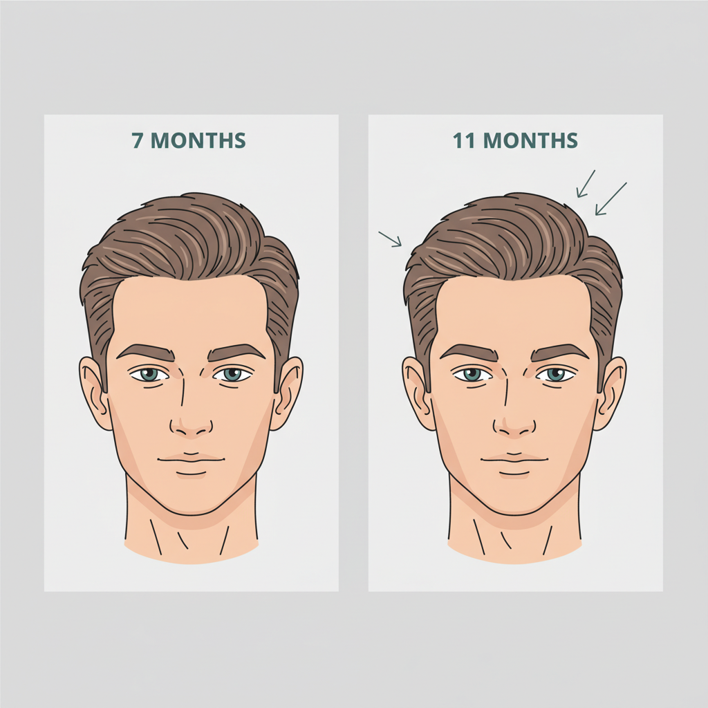 Months 7-12: Thickening Phase - When Transplanted Hair Starts Looking Natural