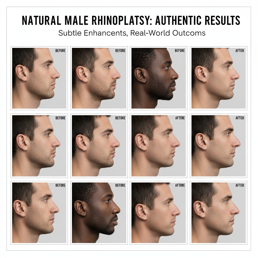 Before-and-After Reality Check: What Male Noses Actually Look Like Post-Surgery