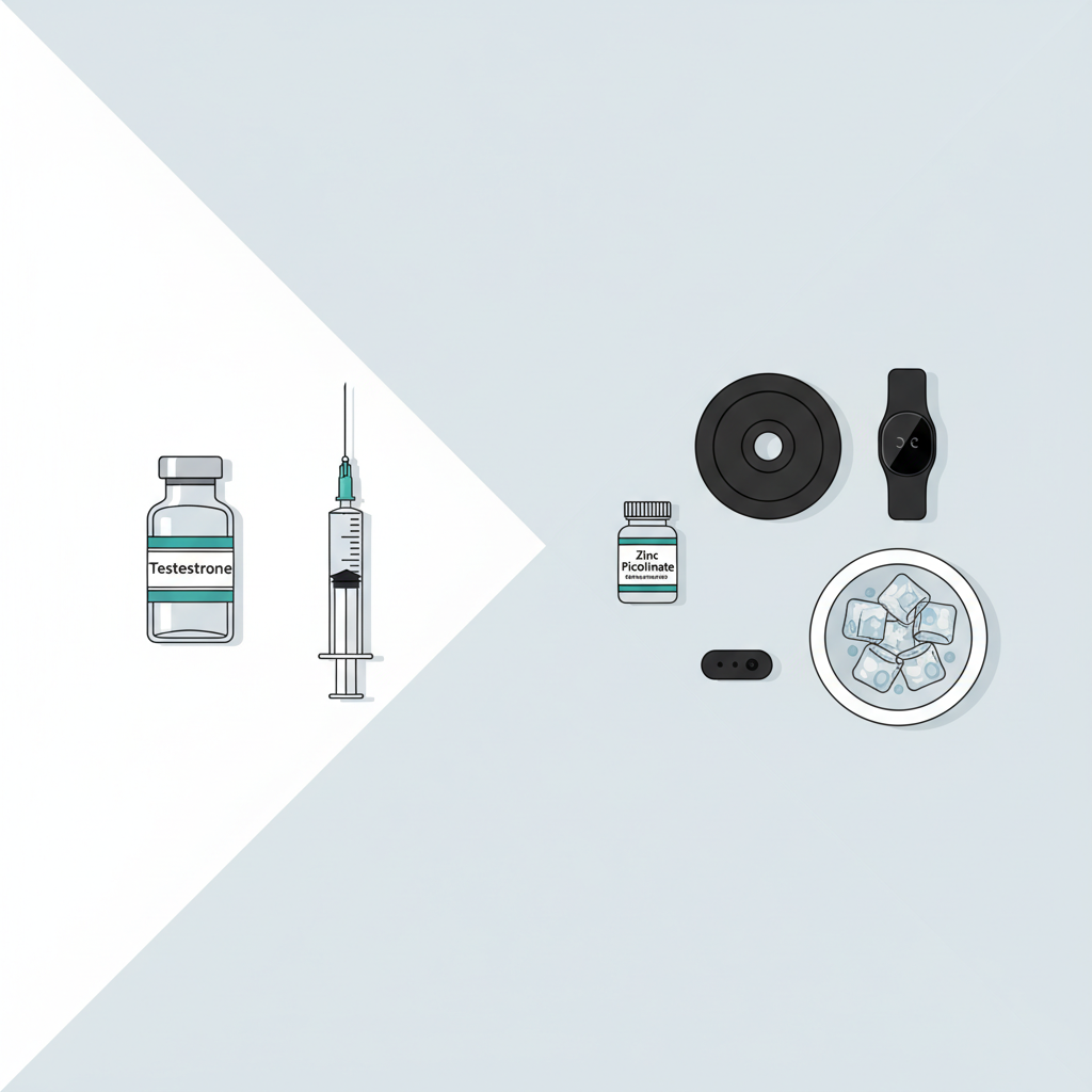 Sleep, Lifting, and Cold Showers vs. the Needle: Real Results Breakdown