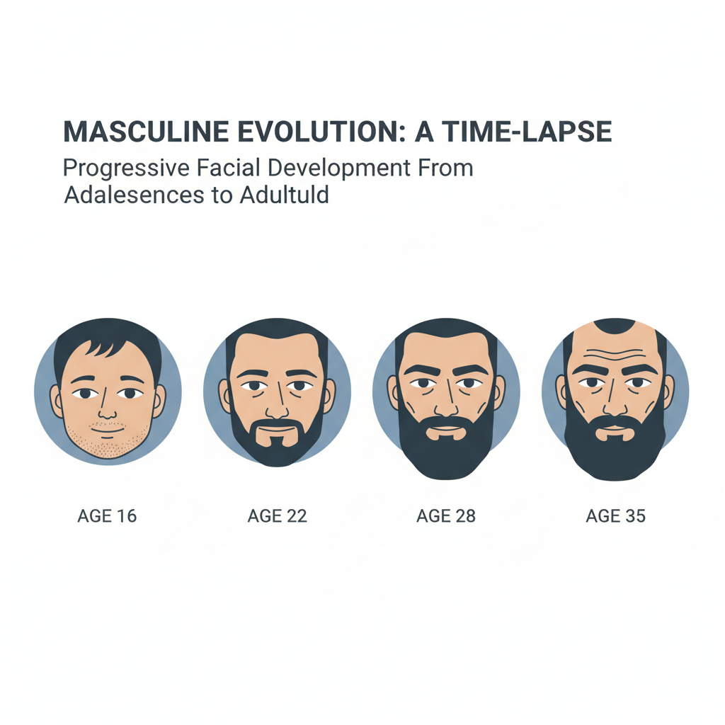 From Baby Face to Leading Man: How Hormonal Shifts Transform Male Features Over Time
