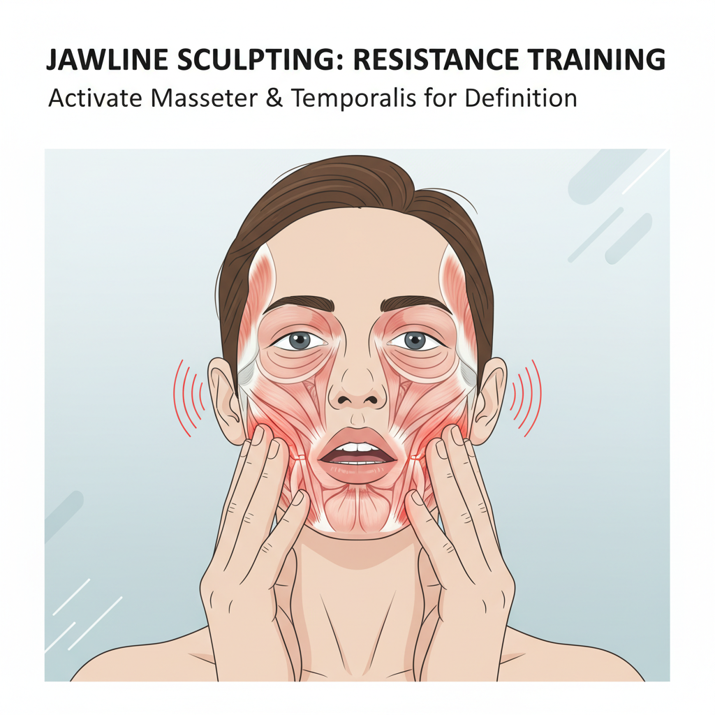Jawline Sculpting Through Strategic Muscle Training and Fat-Burning Protocols