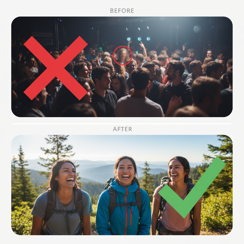 Group Photos That Kill Your Chances vs. Ones That Actually Work
