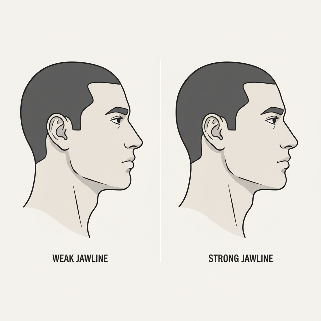 Jawline Definition Under Hormonal Stress: When Your Masculine Features Soften