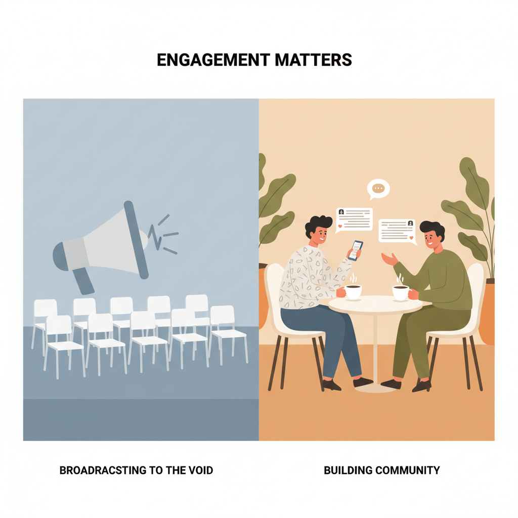 Stop Broadcasting, Start Conversations That Actually Matter