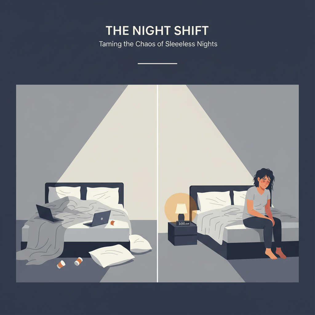 Sleep Becomes Your Enemy: Restless Nights and Racing Thoughts