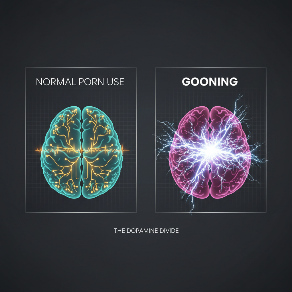 The Dopamine Trap: How Gooning Rewires Your Brain Differently Than Regular Porn