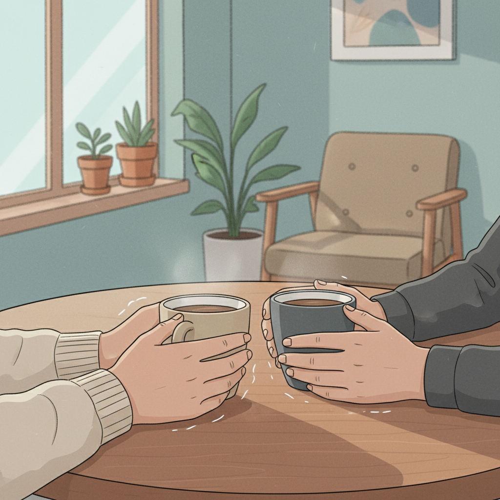 That First Conversation (And Why It Feels Like Jumping Off a Cliff)