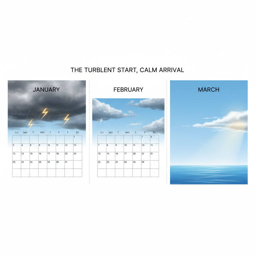 Months 1-3: Navigating the Initial Withdrawal Storm