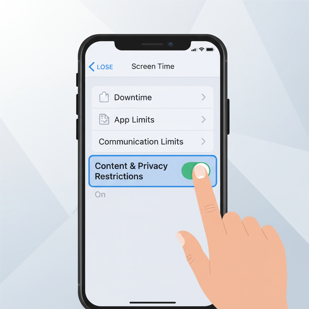 Screen Time's Content & Privacy Restrictions: Your Primary Defense System