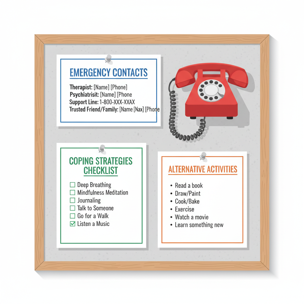 Emergency Action Plans for High-Risk Moments and Relapse Prevention