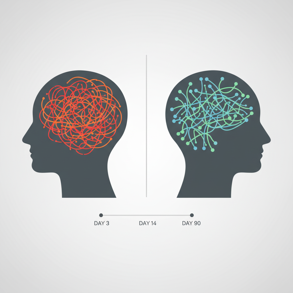 Your Brain on Reset: Why Day 3, 14, and 90 Hit Different