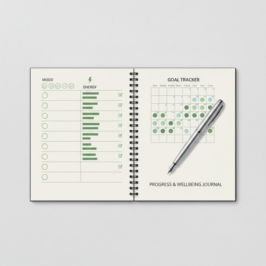 Tracking Progress Through Daily Check-ins and Mood Monitoring