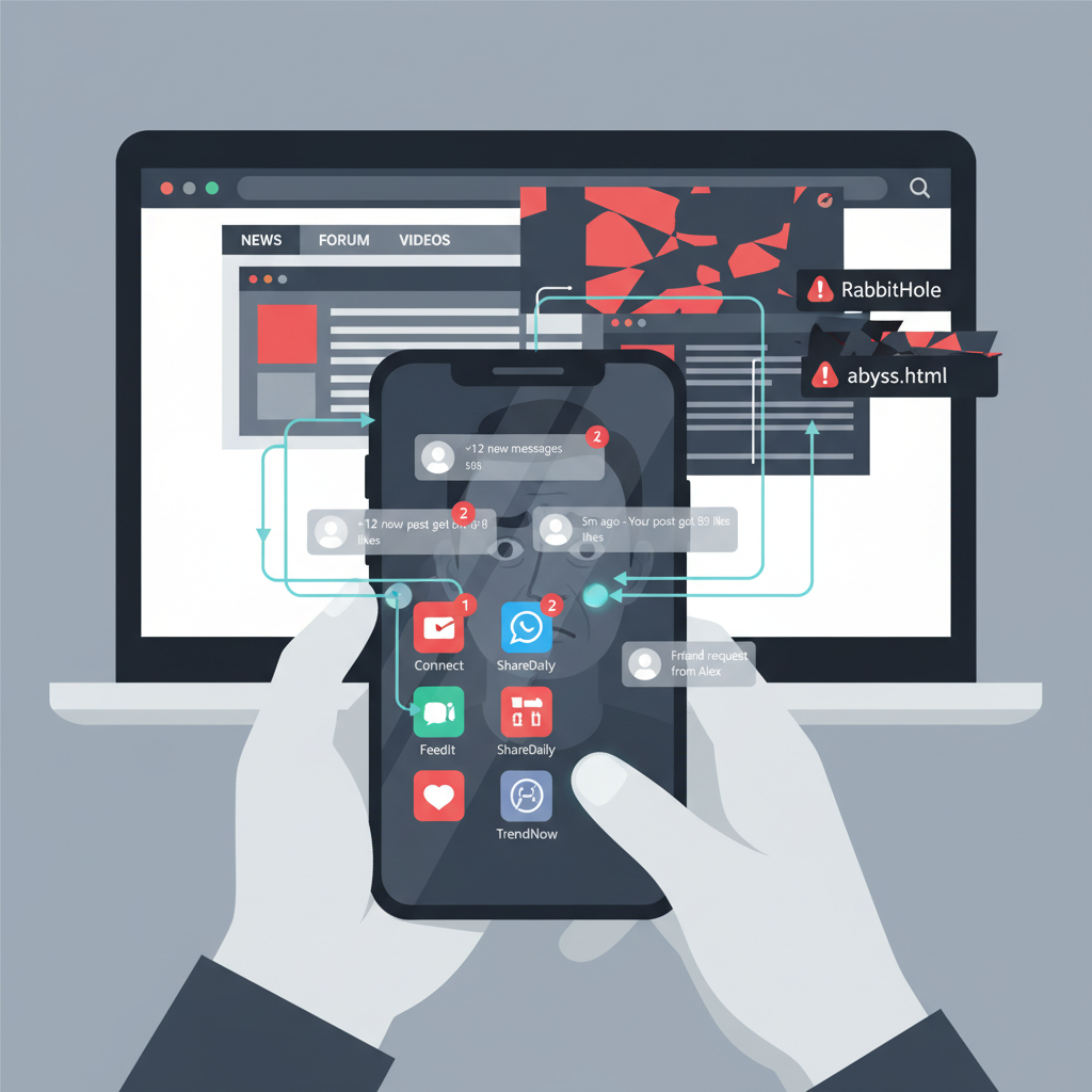 Social Media Spirals That Lead You Back