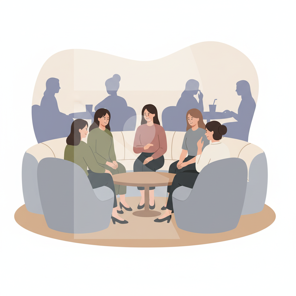 Building Your Own Support Network Without Broadcasting His Business