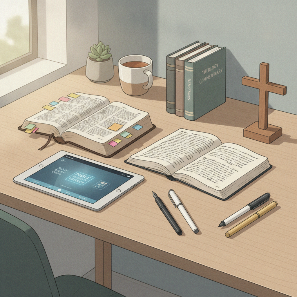 Building My Bible Study Toolkit: What Actually Gets Used vs. What Collects Dust