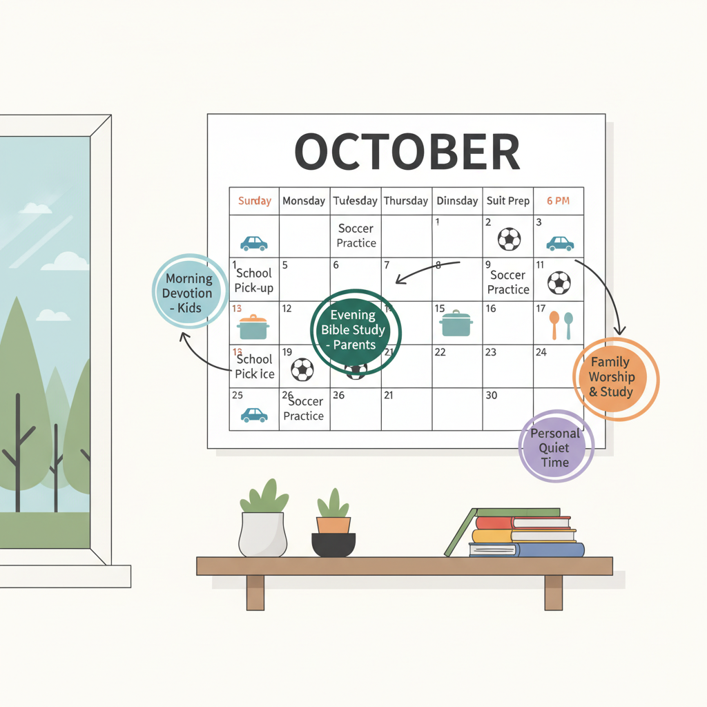 Family Schedules and Faith: Working Around Soccer Practice and Homework
