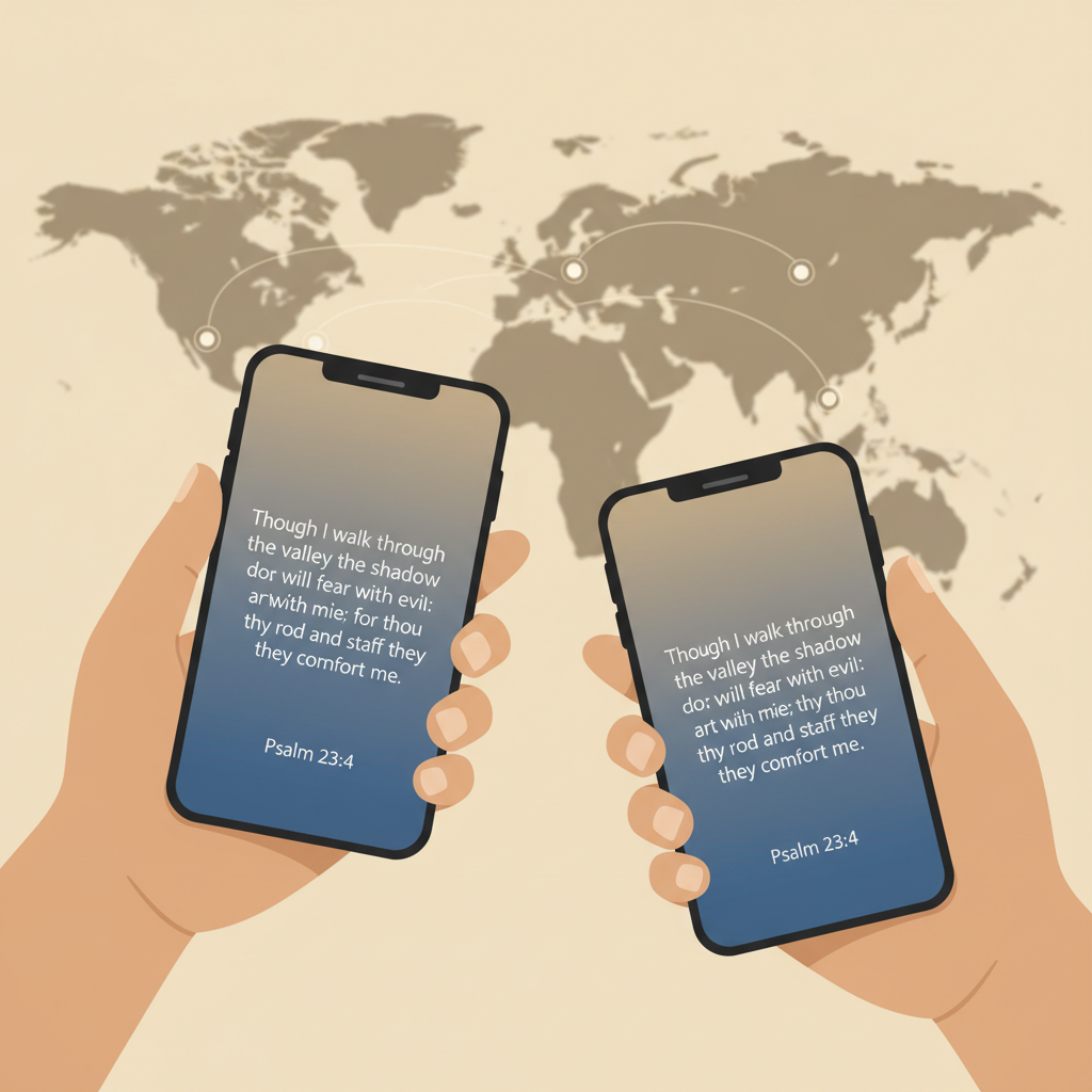 Scripture That Bridges Miles When Words Feel Empty