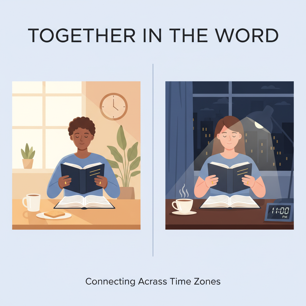 Creating Sacred Moments Through Synchronized Scripture Reading