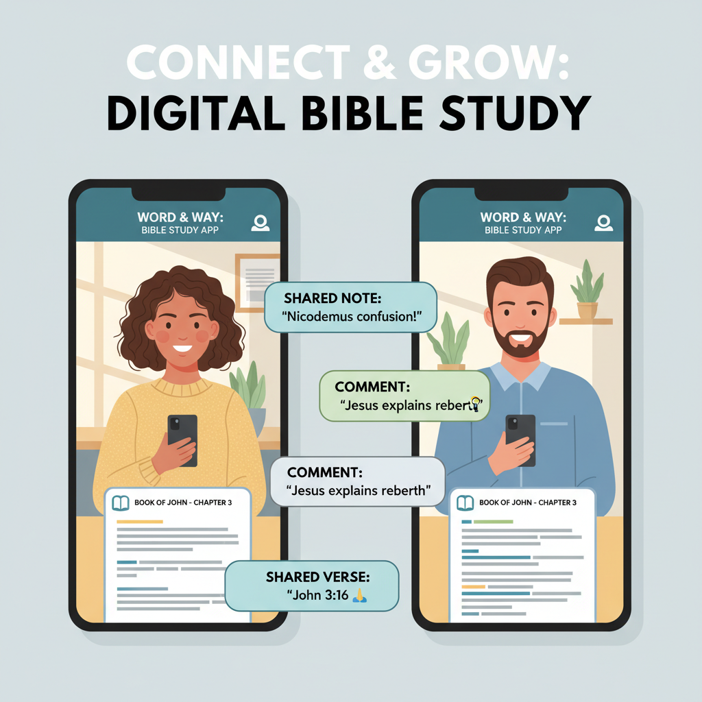 Making Long-Distance Bible Study Work Through Shared App Features