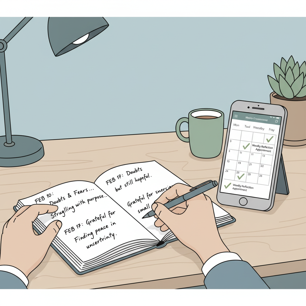 Creating Weekly Check-ins That Actually Change Your Heart