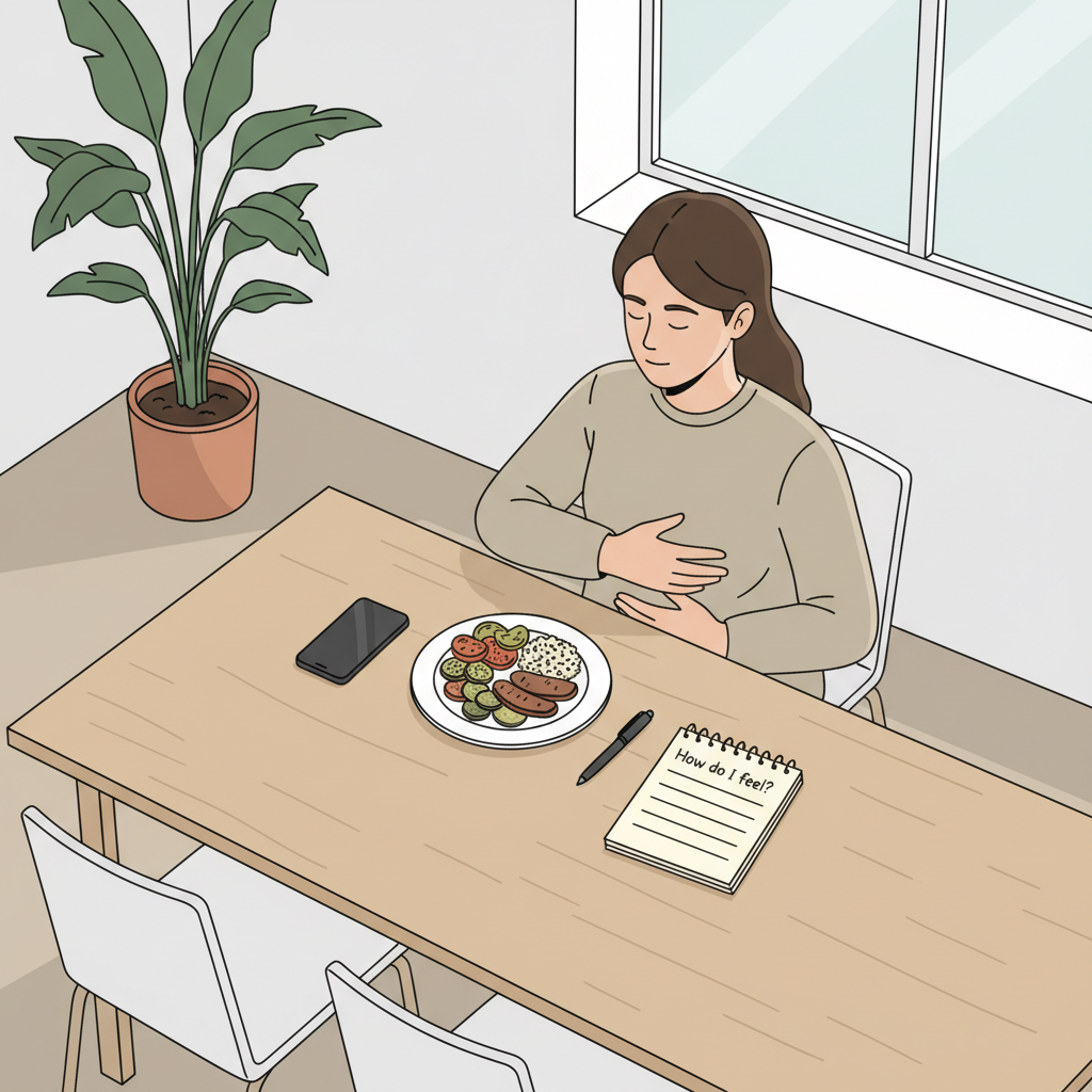 Real Hunger and Fullness Cues vs Manufactured App Portions