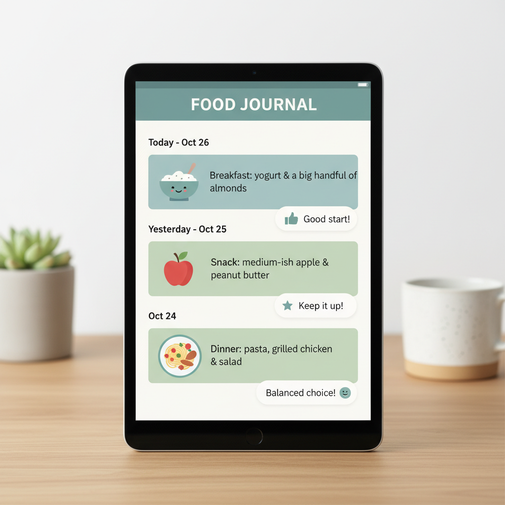 What Happens When Your App Doesn't Shame You for Guessing Portion Sizes