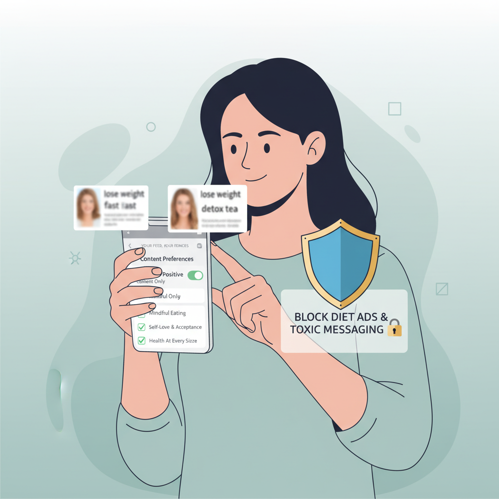 Creating Boundaries When the Algorithm Pushes Weight Loss Content