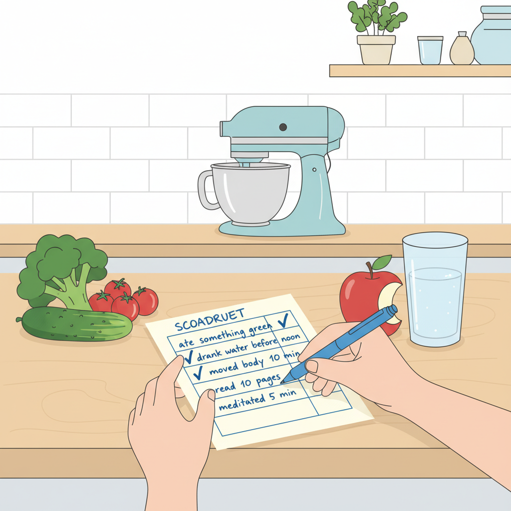 My Kitchen Scorecard: Rewarding Real Food Choices Over Perfect Plates