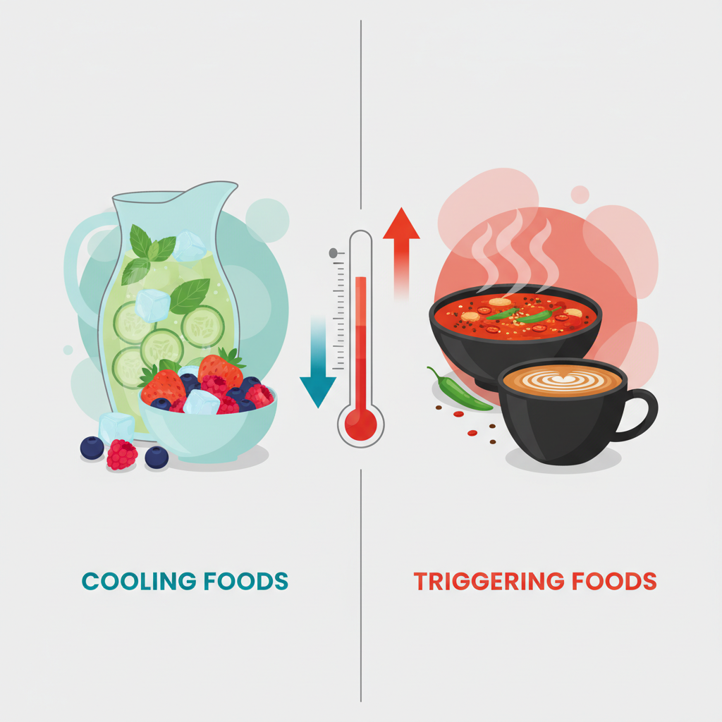 Nourishing Through Hot Flashes: Foods That Actually Help vs. Total Disasters