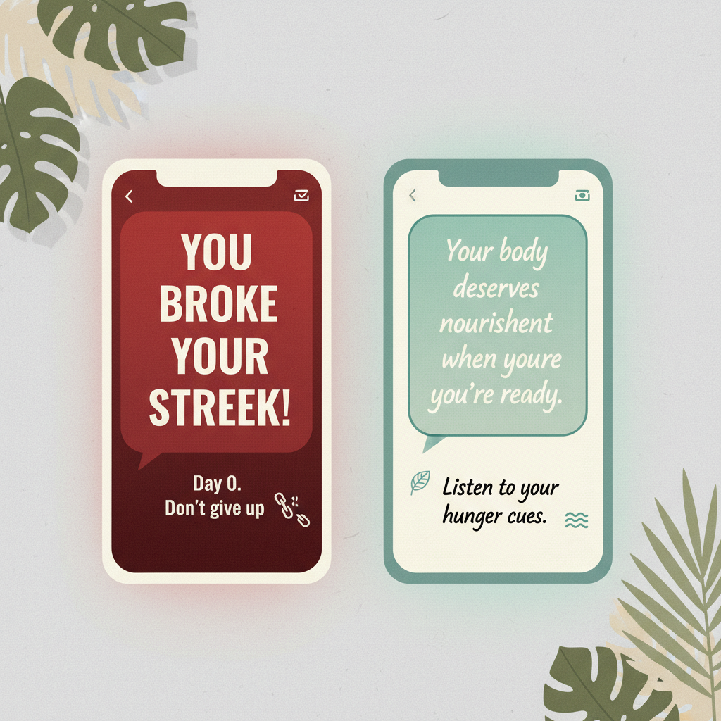 Converting Shame-Based Notifications Into Gentle Accountability Nudges