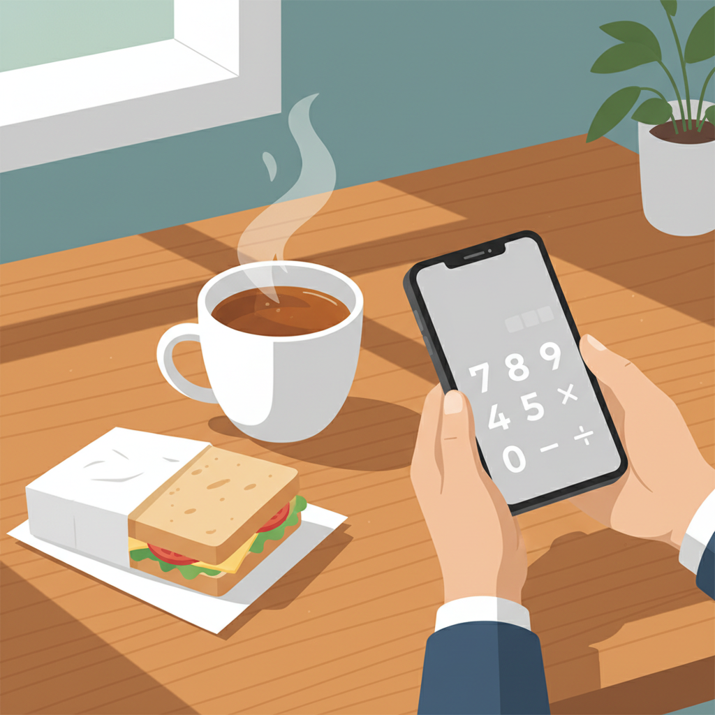 Your Phone Calculator Becomes Your Gentle Reality Check