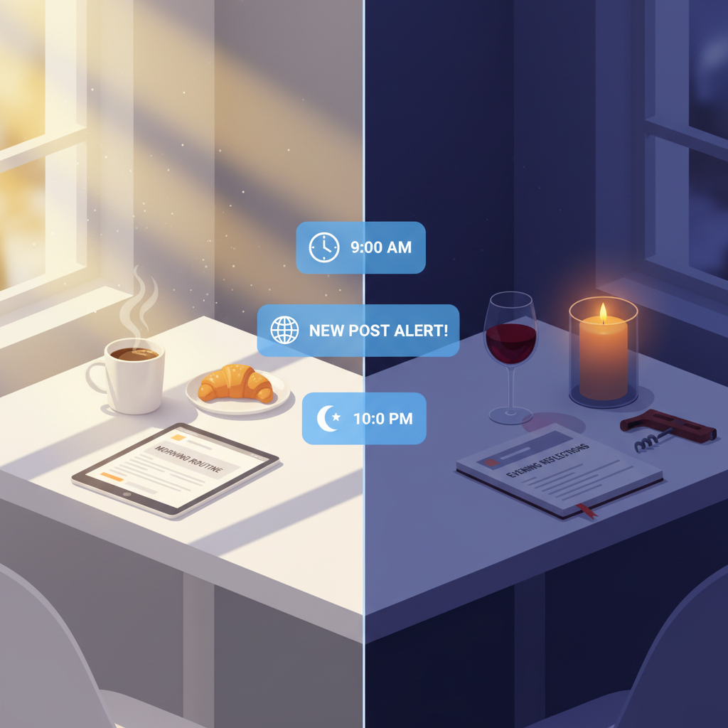 Timing Your Messages So They Land When Distance Feels Heaviest