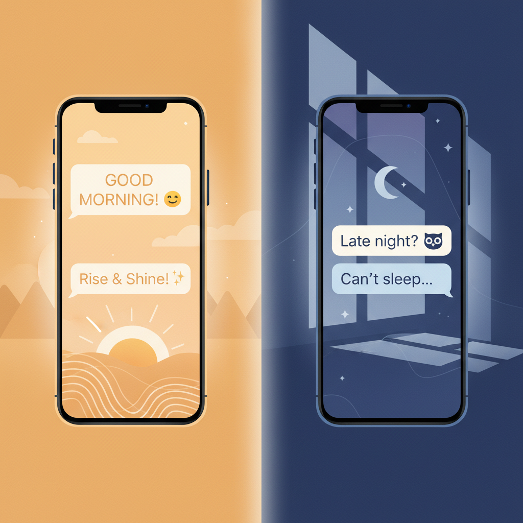 Timing is Everything: When to Text, Call, and Disappear