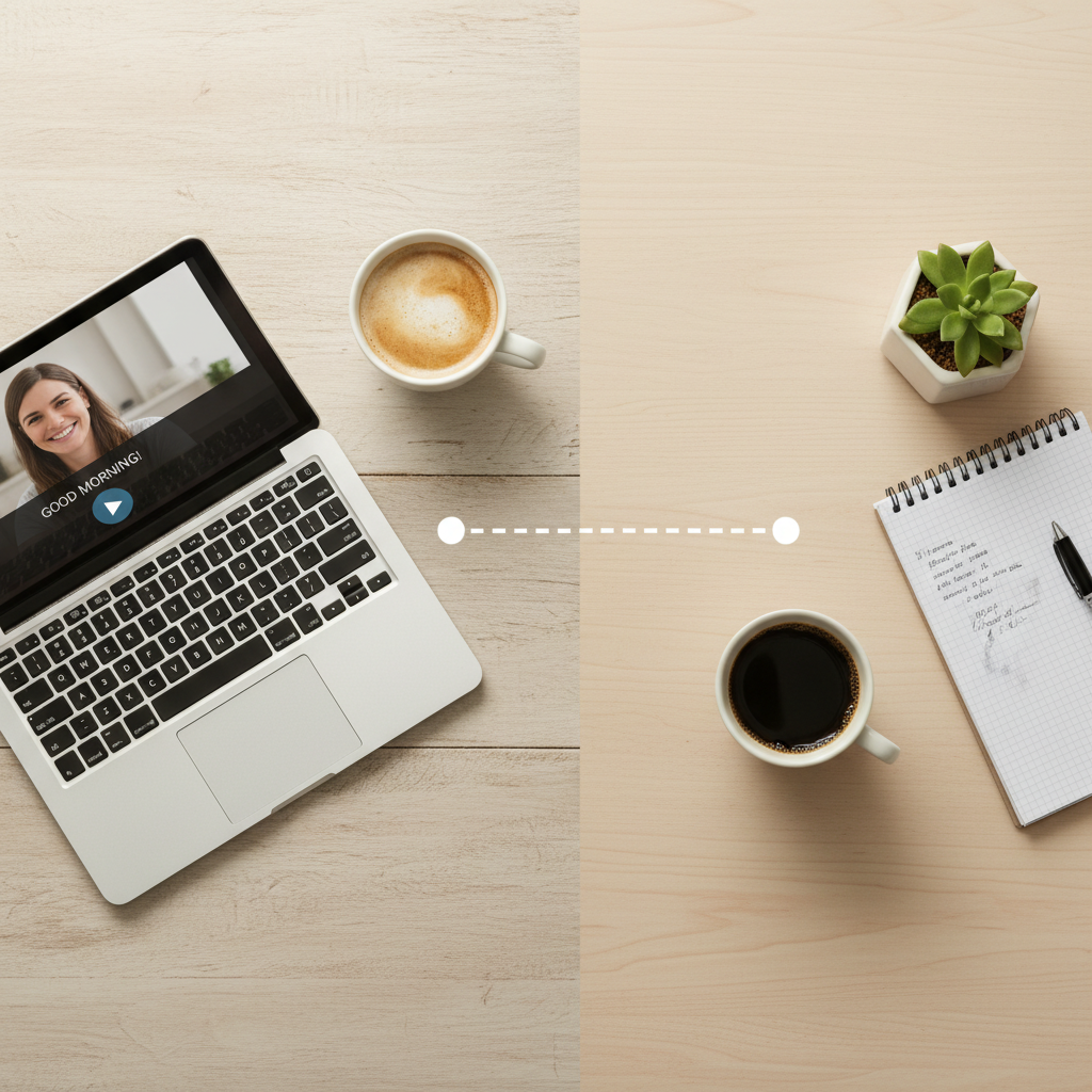 Morning Rituals That Bridge 8,000 Miles