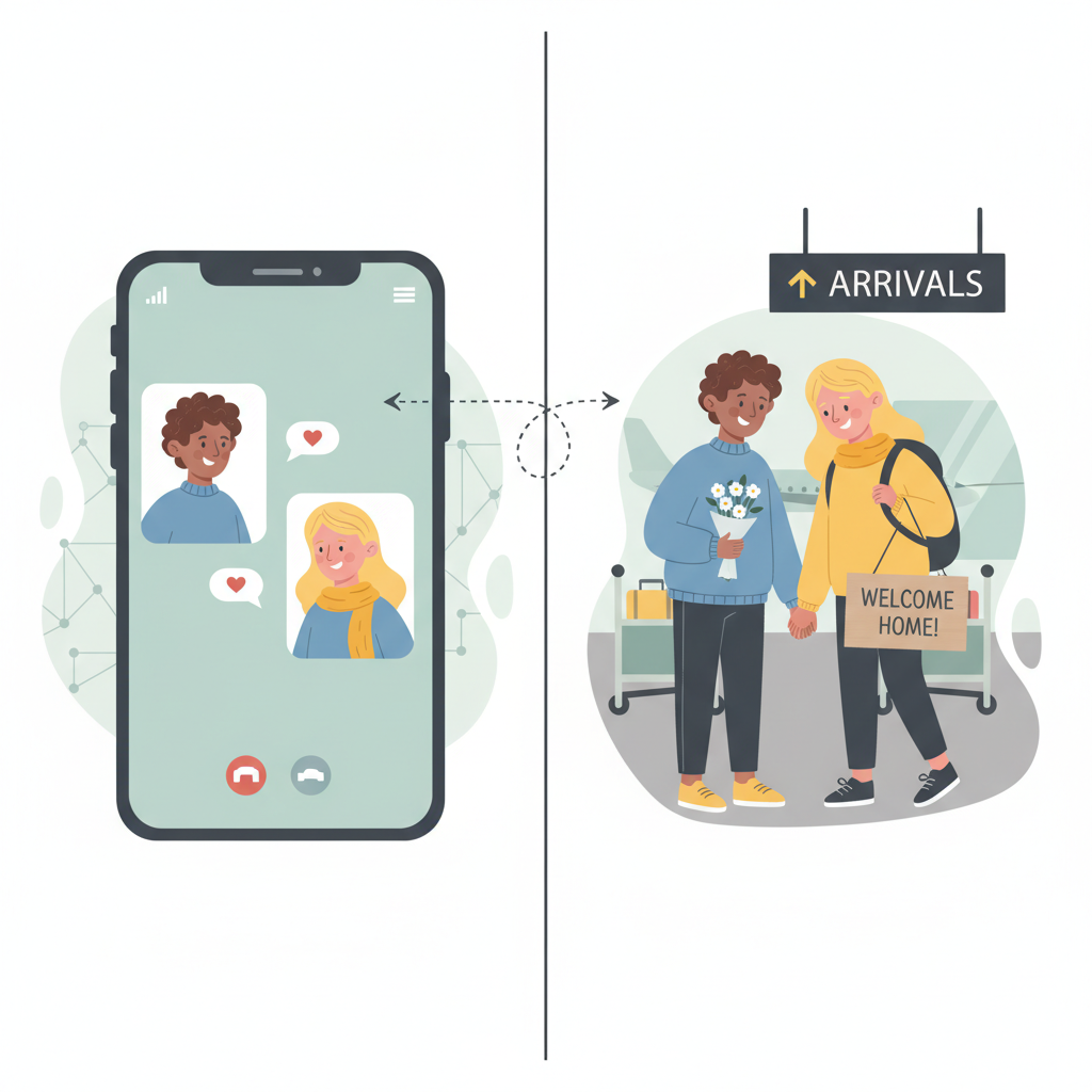 When Reality Hits Different Than FaceTime