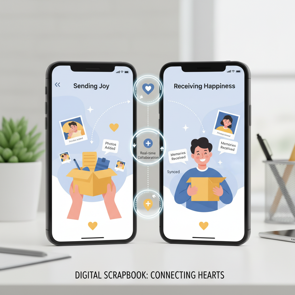 Surprise Delivery Coordination: Creating Shared Moment Albums in Real-Time