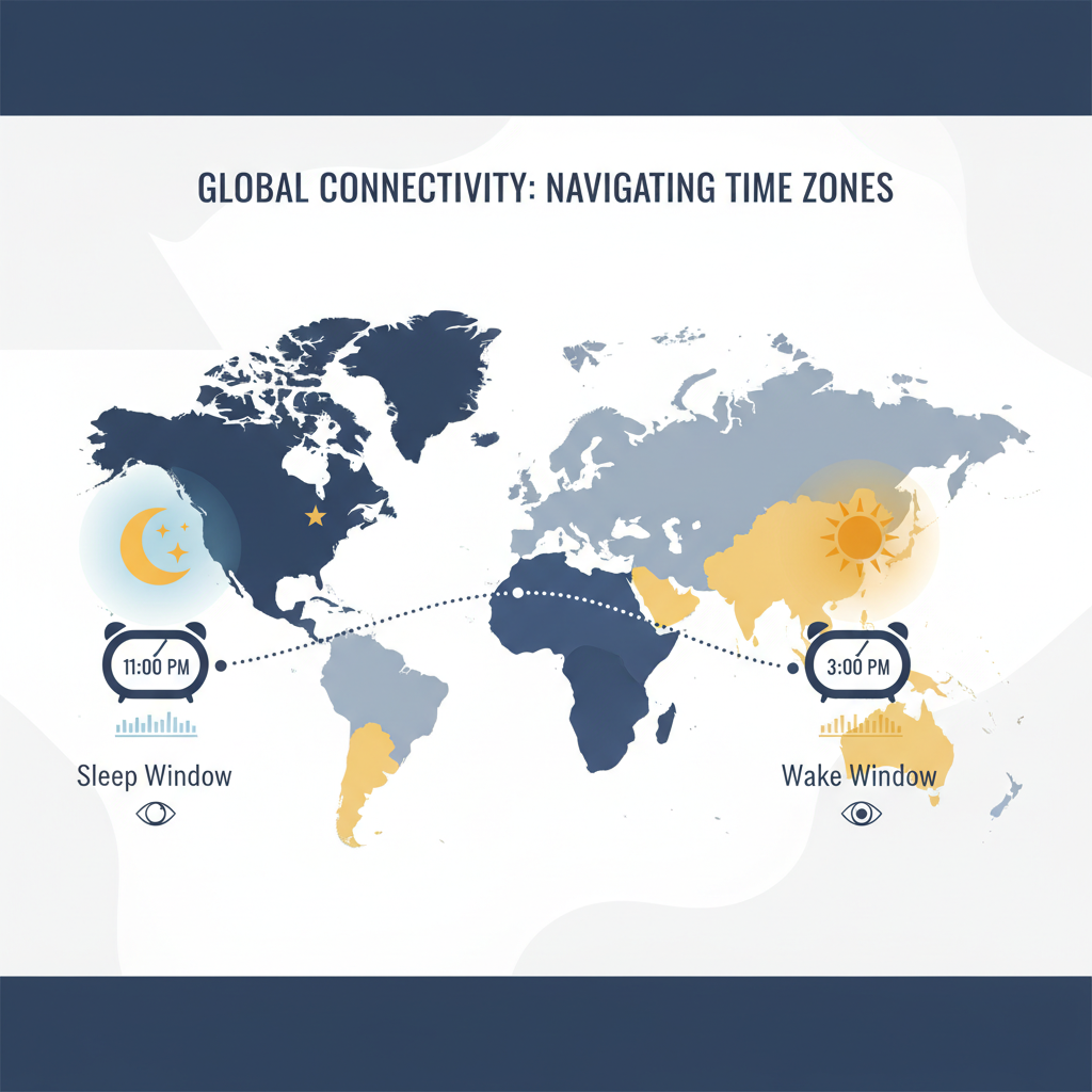 Syncing Sleep Schedules When One Person Lives in Tomorrow