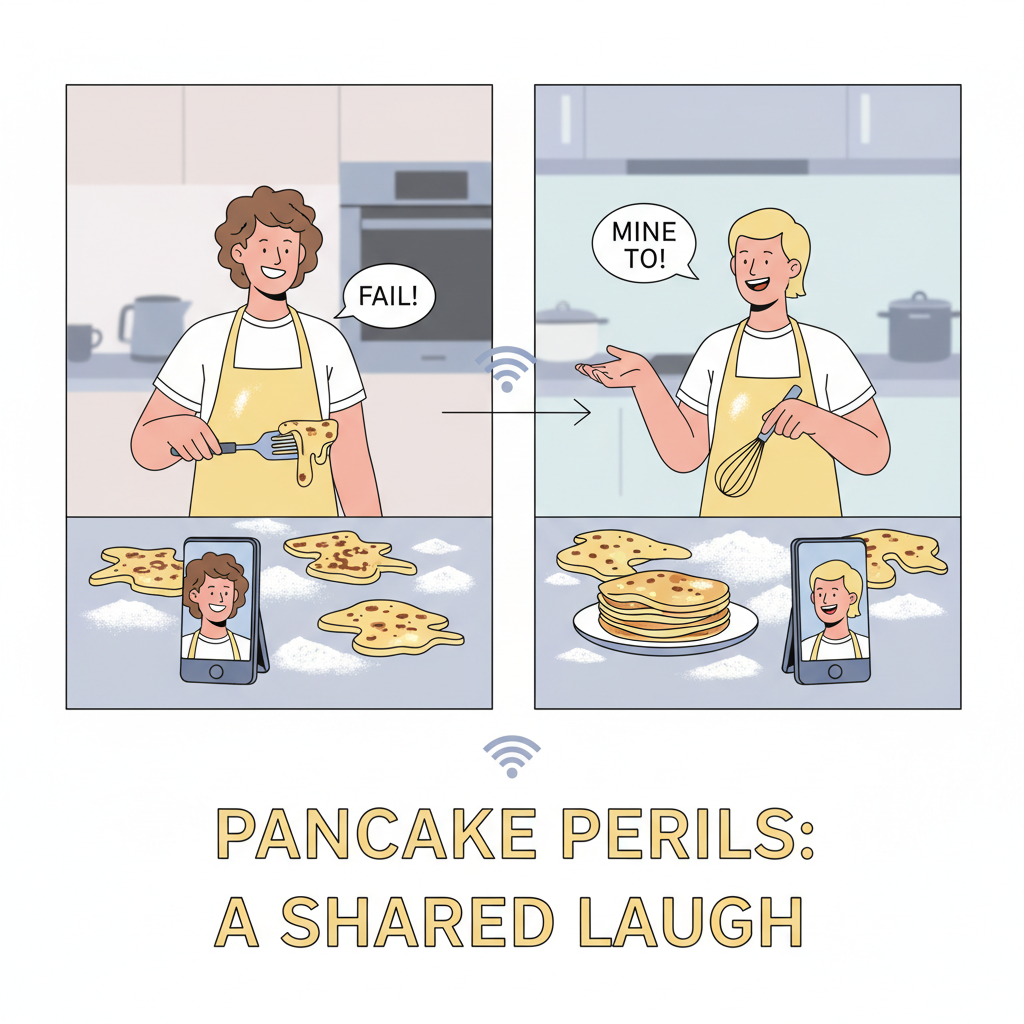 Weekend Rituals That Bridge Physical Distance (Our Saturday Morning Pancake Disasters)