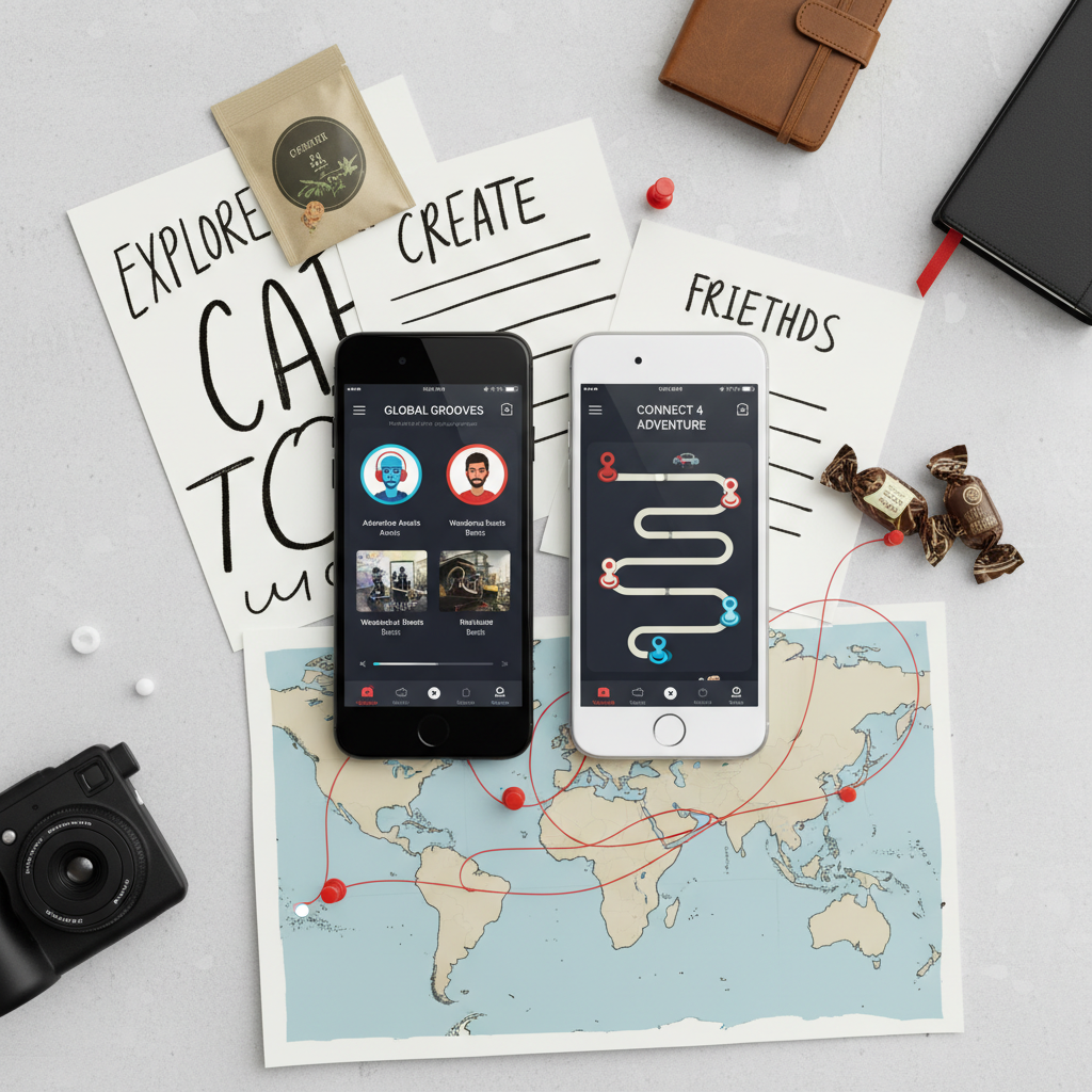 Creating Shared Experiences Across Time Zones: Games, Challenges, and Digital Adventures