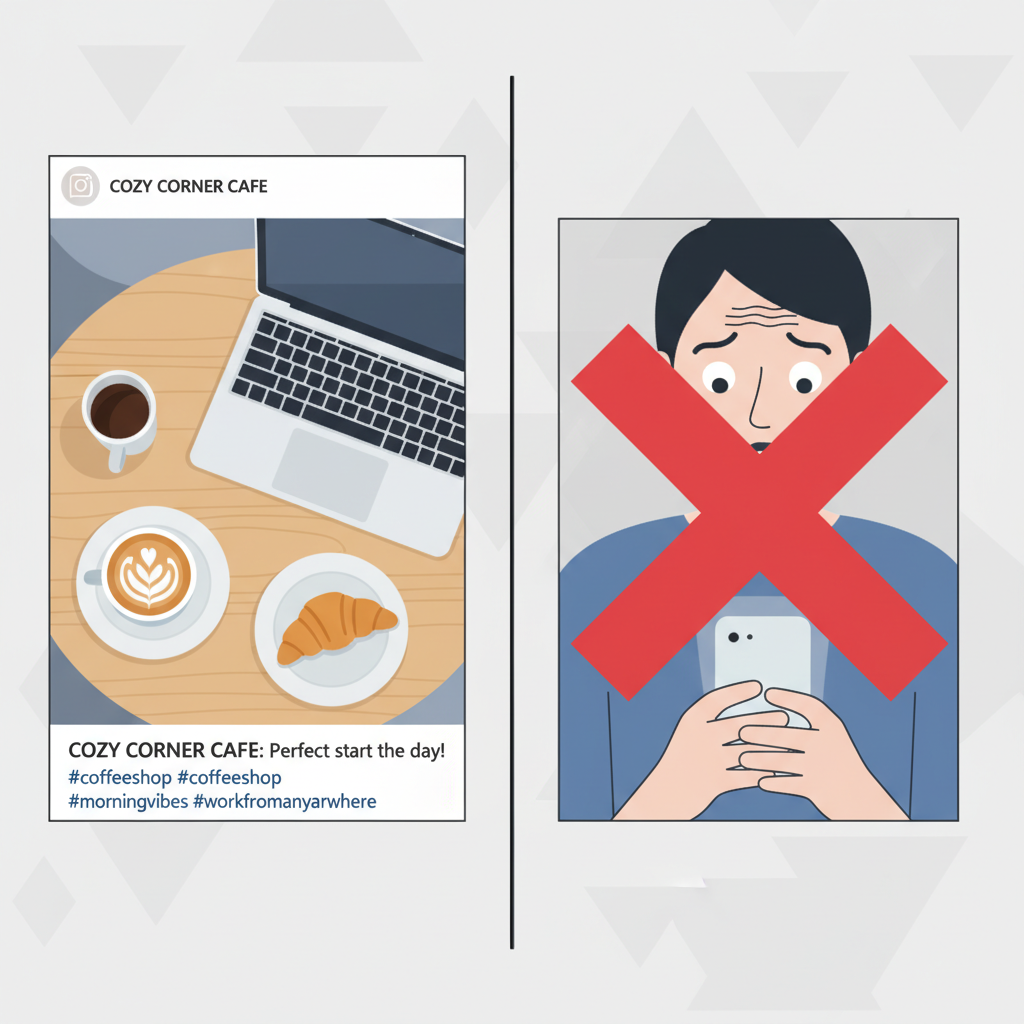 That Cute Coffee Shop Photo Without You Isn't a Red Flag