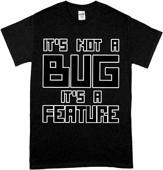 It's Not a Bug It's a Feature Heavy Cotton T-Shirt - Funny IT