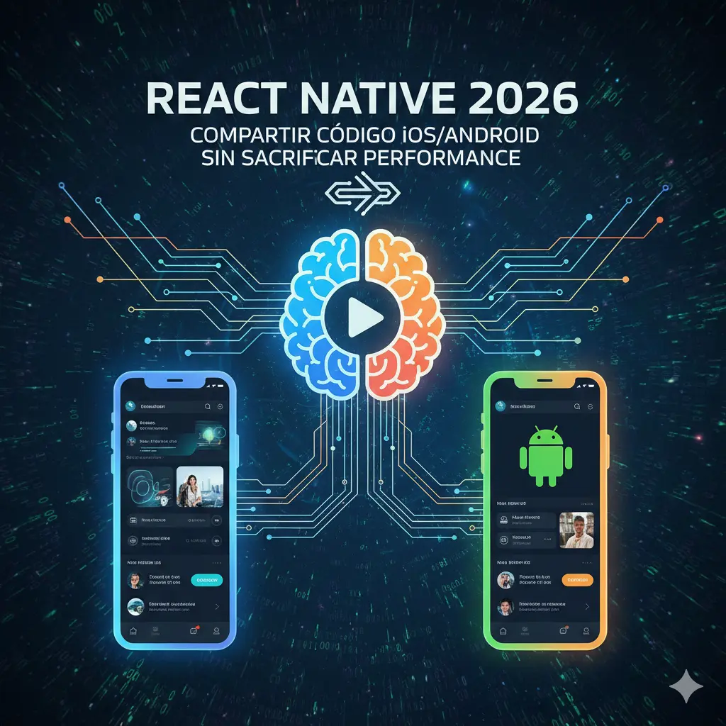 React Native 2026: Compartir Código iOS/Android Sin Sacrificar Performance
