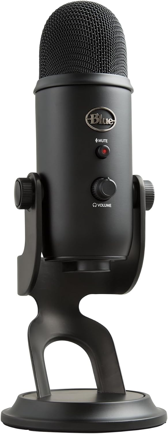 Logitech G Blue Yeti - Micrófono USB para grabación y streaming