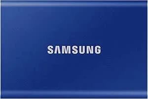 Samsung T7 Portable SSD - 1 TB - USB 3.2 Gen.2 External SSD Indigo Blue (MU-PC1T0H/WW)