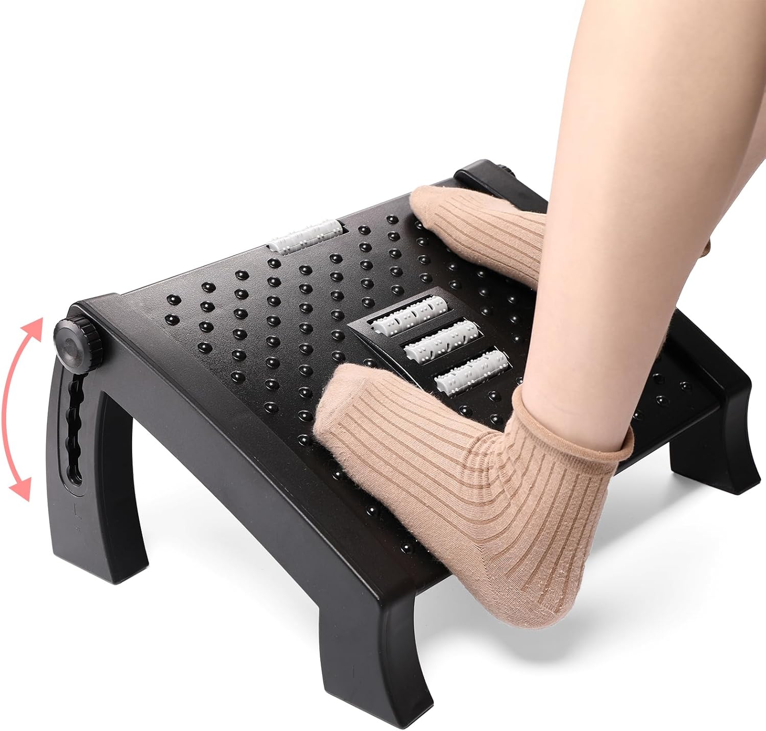 Reposapiés ergonómico para escritorio