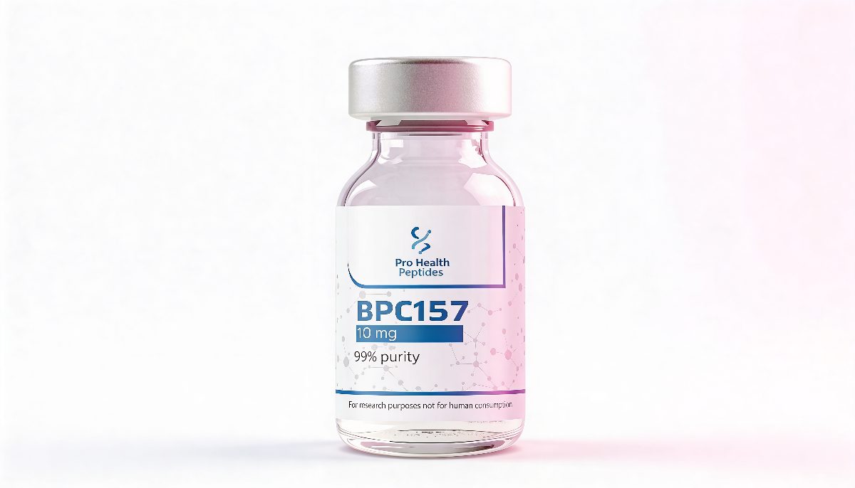 BPC-157 research peptide vial — tissue repair compound HPLC-tested UK