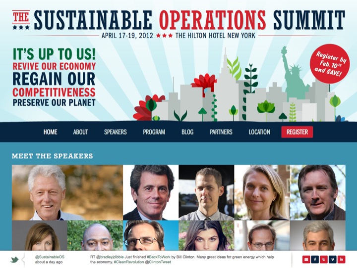 Sustainable Operations Summit 2012