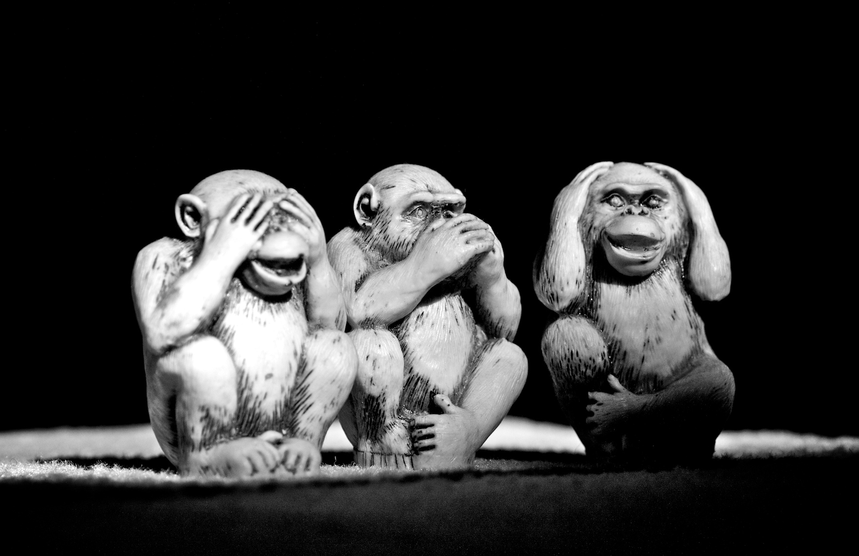 Three wise monkeys