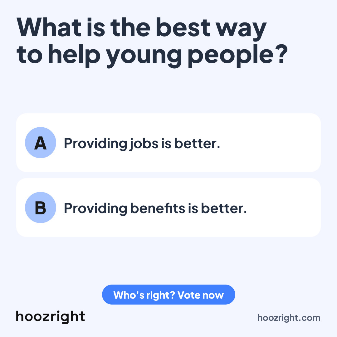 What is the best way to help young people?