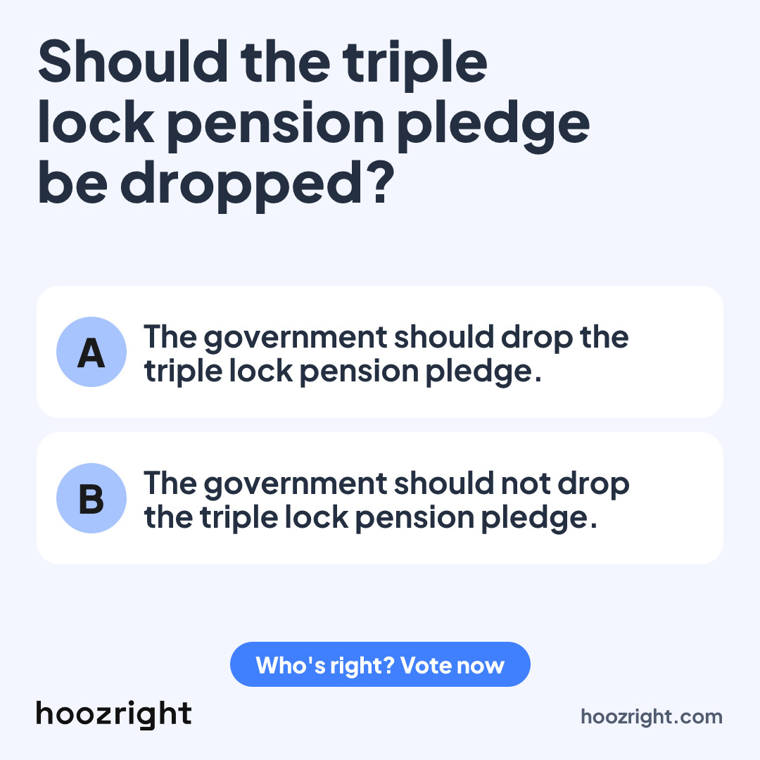 Should the triple lock pension pledge be dropped?